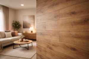 Lambris PVC Imitation Bois Woodline Naturel : Dimensions et Prix