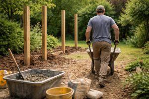 Béton ou Mortier pour Sceller des Poteaux : Que Choisir ?